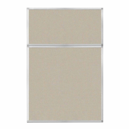 Versare Hush Panel Configurable Cubicle Partition 4' x 6' Sand Fabric 1850618